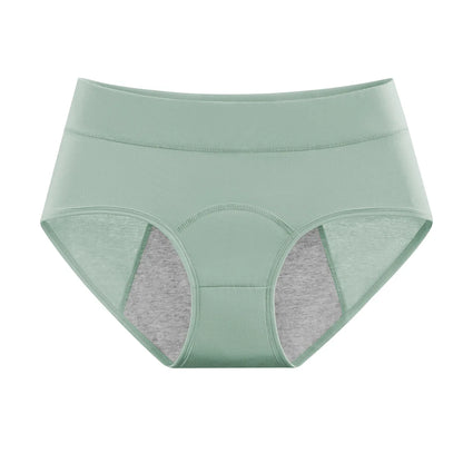 1pcs Cotton Women's Mid Waist Leak Proof Menstrual Panties Female Widen Period Physiological Briefs Lady Ventilate Comfort Panty.