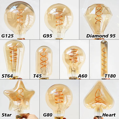 Vintage LED Edison Glühbirnen Lichter E27 AC 220V Retro Loft LED Lampe Schlafzimmer Esszimmer Für Home Dekoration innen Beleuchtung.