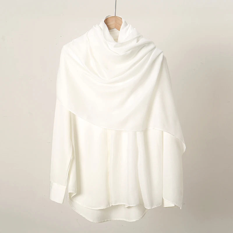 New Cotton Linen Hijab Scarf For Women Femme Musulmane shawls Kebaya Women's Hijab Headscarf Wrap Stoles Solid Islamic Headband.