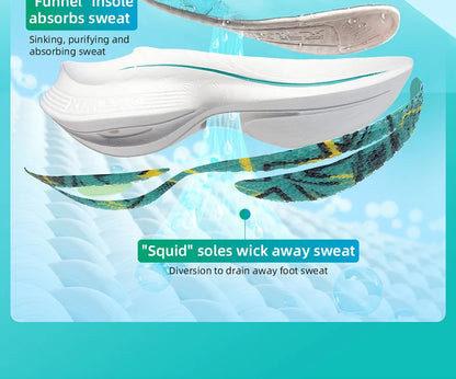 ONEMIX Marathon Carbon Plate Running Shoes Shock Absorption Ultra-light Sports Shoes Rebound Technology Outdoor Men Sneakers.