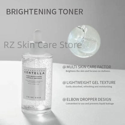 SKIN1004 Madagascar Centella Skincare Whitening 3Pcs/Set Brightening Serum Cleansing Gel Foam Toner Korean Skin Care Products.