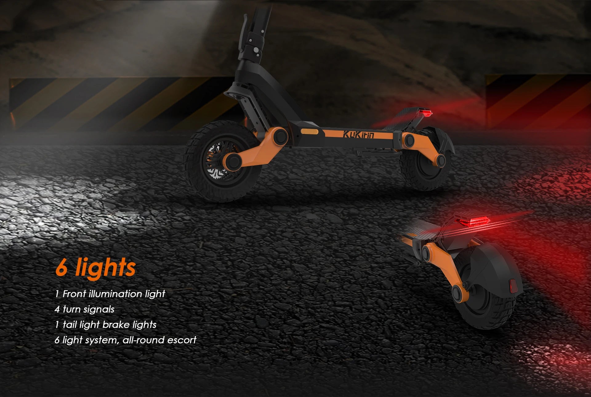 Kukirin G3 Adult Foldable Electric Scooter Powerful Wheels 1200W 52V18AH Electric Scooter.