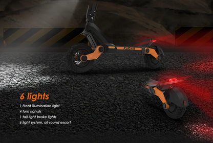 Kukirin G3 Adult Foldable Electric Scooter Powerful Wheels 1200W 52V18AH Electric Scooter.