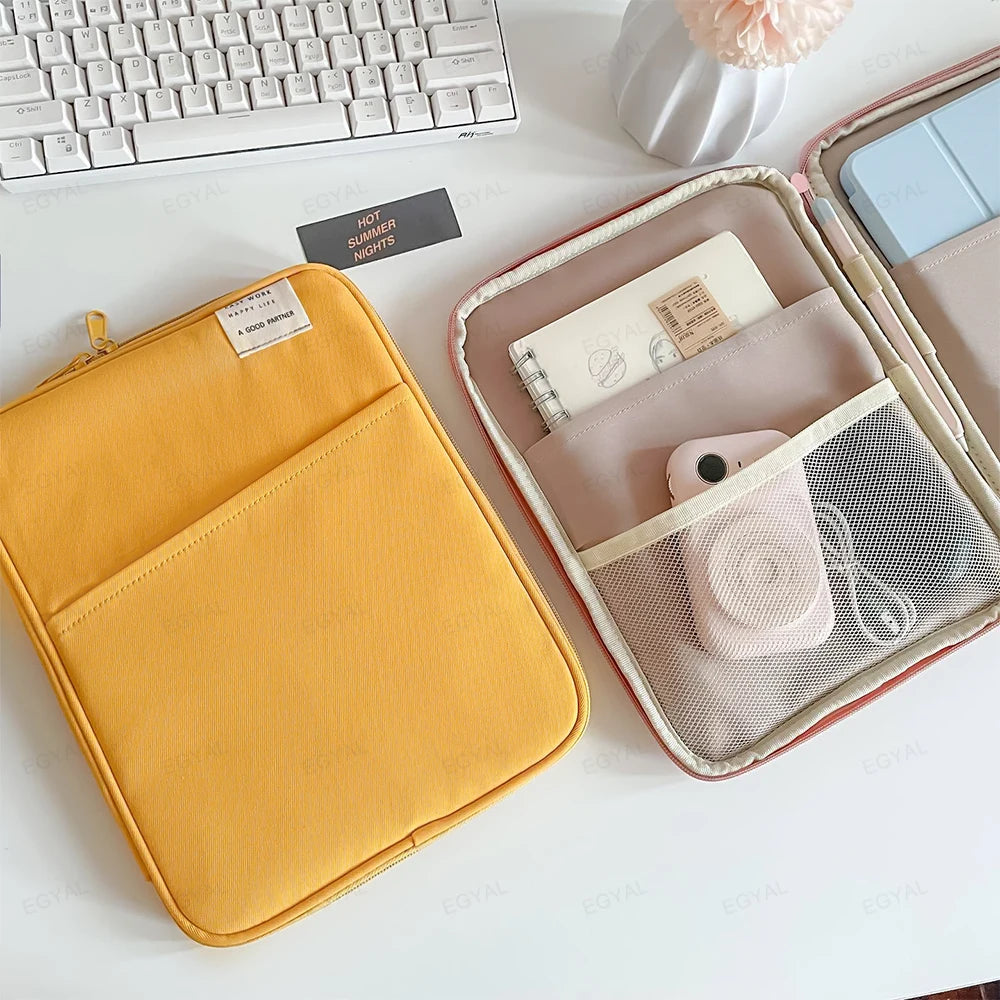 Tablet Sleeve Bag 9-11 inch for XiaoMi Pad 5 Pro iPad Air Pro 11 13 M4 M2 10th/9/8 10.2 For Samsung Huawei Shockproof Pouch Bags.
