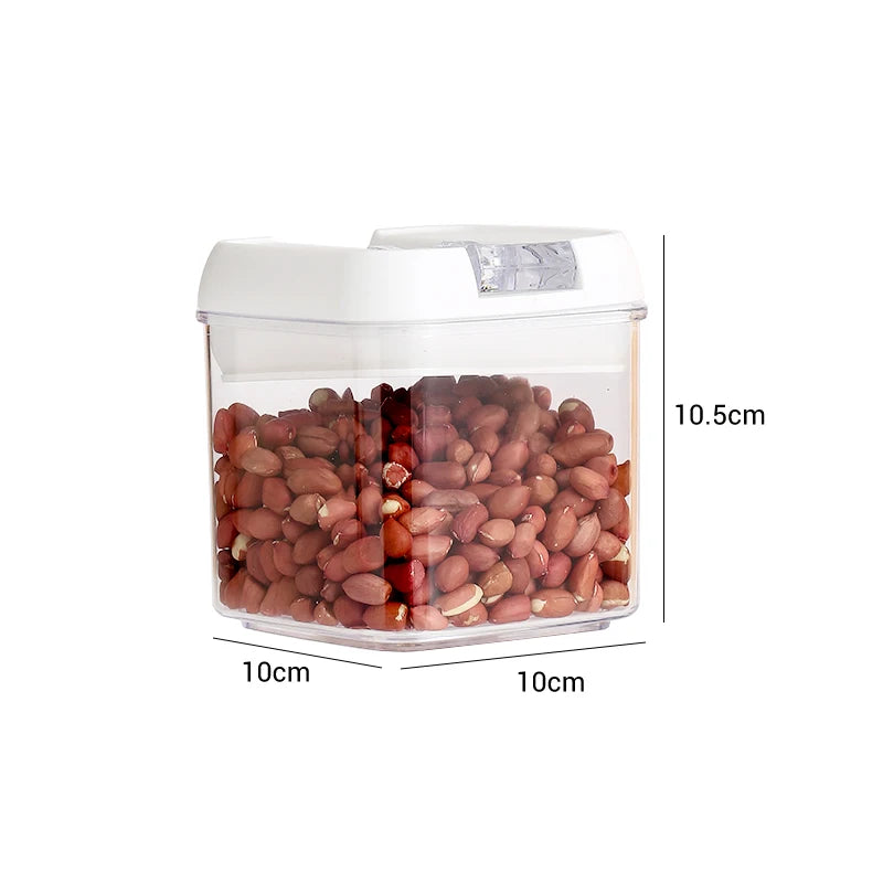 FAIS DU Food Storage Jar With Lid Kitchen Container Kitchen Organizer Stackable Dustproof Moisture Resistant Kitchen Accessories