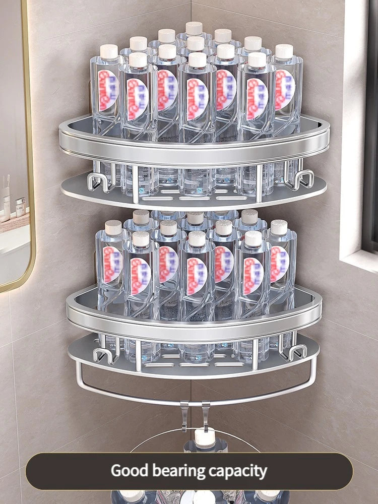 Yun jie ya Free Punch Bad Lager regal Kleiderbügel WC Eck regal Veranstalter Wand Dusch regal Wohn accessoires