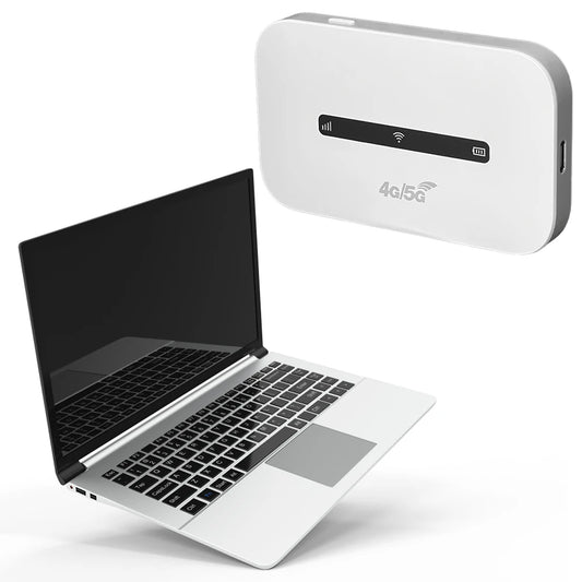 4G LTE Portable WiFi Hotspot Support 8 To 10 Users 150Mbps Wireless Internet Router with SIM Card Slot Pocket Mobile Hotspot.