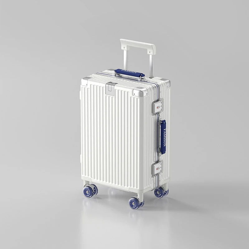 20-Zoll-Kompaktgepäck 26-Zoll-Trolley-Koffer mit großem Fassungsvermögen und Aluminiumrahmen für Männer und Frauen Reisekoffer