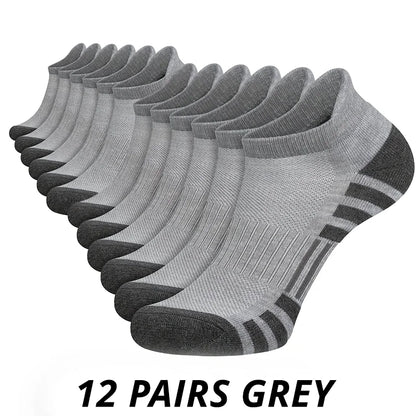 6/12 Pairs Men's Outdoor Gym Socks High Quality Comfortable Soft Ground-Gripping Football Large Size New Style