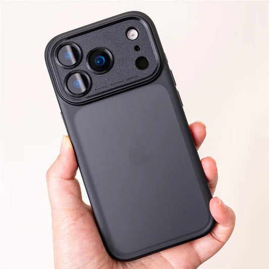 Active Touch Camera Button Matte Armor Case For iPhone 17 Air 16Pro 15 17Pro Max Translucent Hybrid Shockproof Hard Phone Cover.