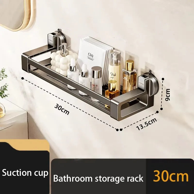 Saugnapf Schnalle Haushalt Badezimmer Dusche Gel Lagerung Rack Wc Waschraum Ohne Stanzen Wand-montiert Lagerung Korb