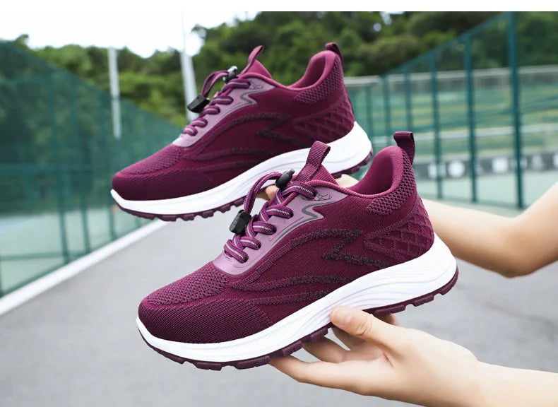 2025 Spring Women's Casual Sports Shoes Breathable and Comfortable Outdoor High Quality Single Shoes Trendy Women's Shoes