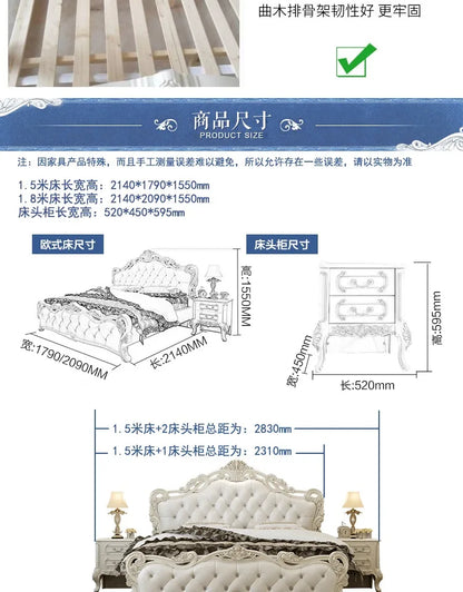 Multifunktionales Doppelbett mit Stauraum, europäisches minimalistisches Camping-Zubehörbett, luxuriöse moderne Camas De Dormitorio-Möbel