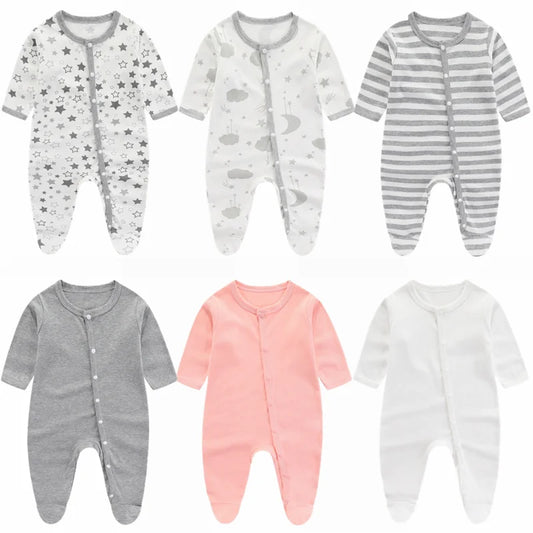 Neugeborenen Mädchen Strampler 2023 Neue Herbst und Winter CottonInfant Kleidung Weiche Baby Onepiece Cartoon Baby Jungen Kleidung 0 bis 9 monate
