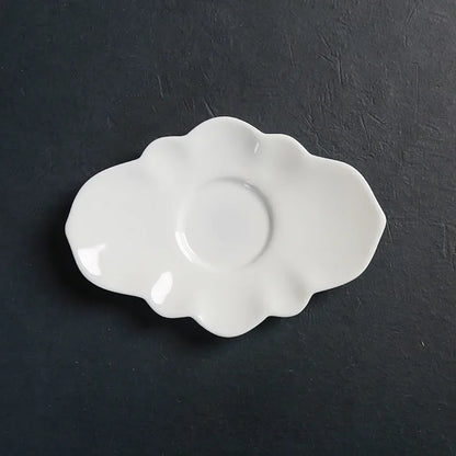 Kong Fu Tea Set with Accessories Japanese Tea Ceremony Creative Ceramic Cha Bei Dian Kombucha Cup Saucer Heat Proof Mat Coaster.