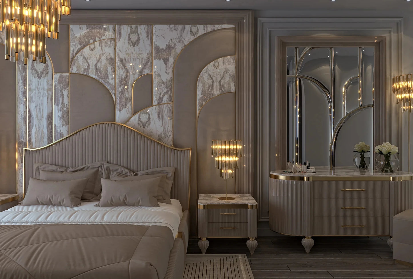 Großhandel Hotel Schlafzimmer Möbel Set Stoff Leder Fall Bett Holz King Doppel Lagerung Luxus Custom Kiefer Modern