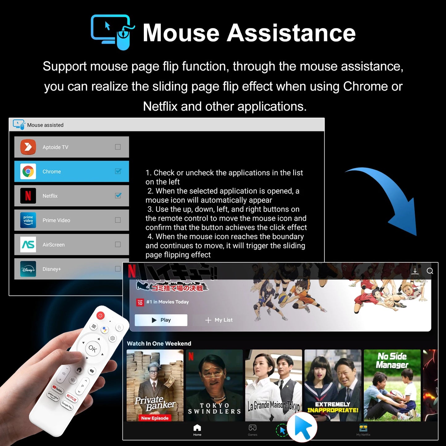 Smart TV Box H96 MAX M1 PLUS Android 14 TV Box 4GB 128GB Wifi6 4K 8K Video Set Top Box Voice Assistant Media Player TV Box.