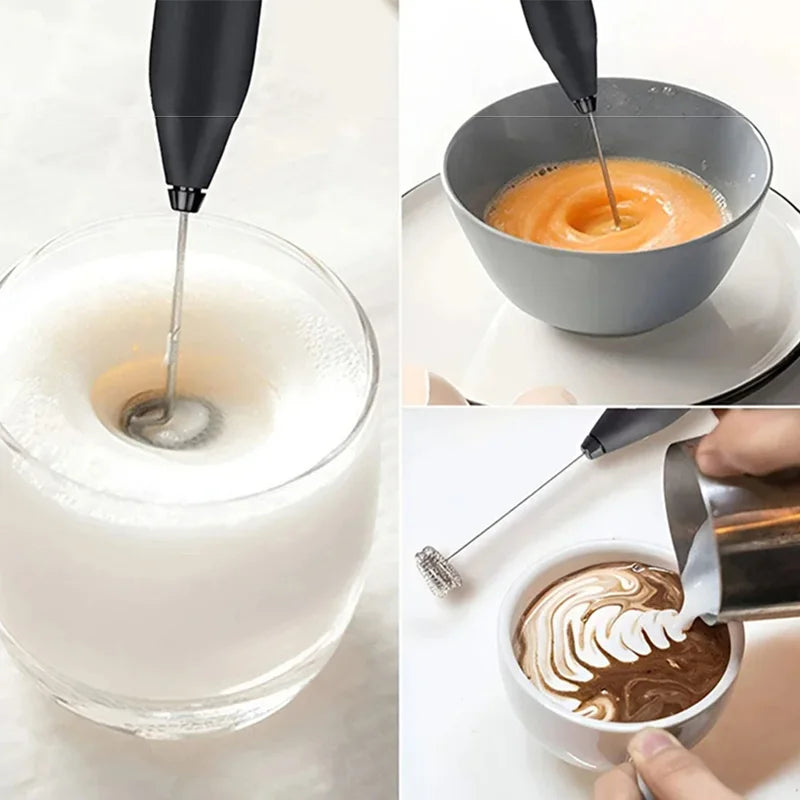 2-in-1 multi-function USB Rechargeable Electric Egg Beater Baking Mixer Milk Frother Kitchen Gadgets Coffee Stirrer Tools Dining.