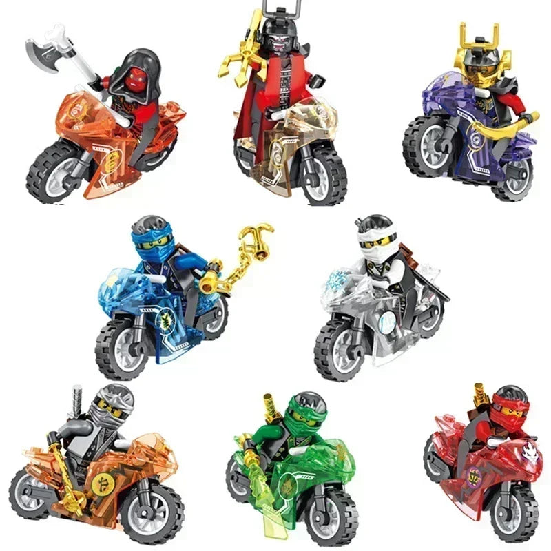 Hot Toys Anime Characters 24 Pieces Ninjago Mini Figure Building Block Toys Mini Doll Doll Figure Blocks Kids Toys Birthday Gift.