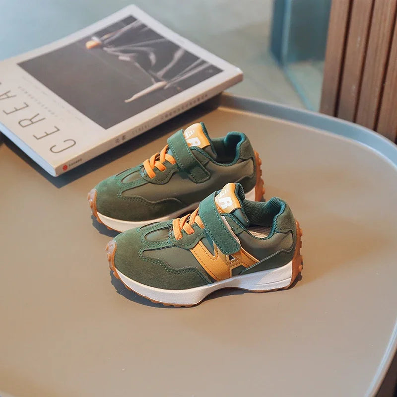 Children's Basketball Shoes Spring Autumn Versatile Running Shoes for Kids Boys Fashion Causal Girls School Sports Sneakers.