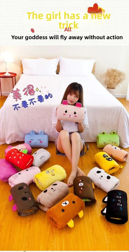 kids cute gift winter cartoon plush suho hand pillow hand warmer, weak hero class 1 arm pillow, Children's Gift.