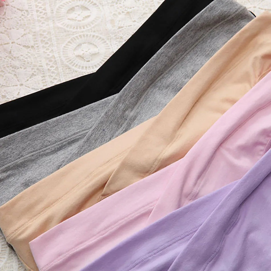 Soft Breathable and Stylish Maternity Underwear Low Waist Cotton Panties Designed for Pregnant Women Comfort Maternity Clothings.