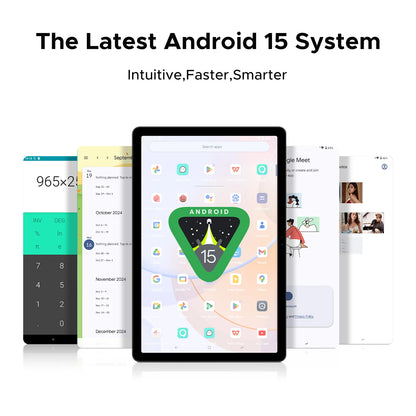 DOOGEE T36 Smart Tablet PC Android 15 12'' Display 32GB RAM (8GB+24GB) 256GB Unisoc T620 Octa Core 8800mAh Battery Widevine L1.