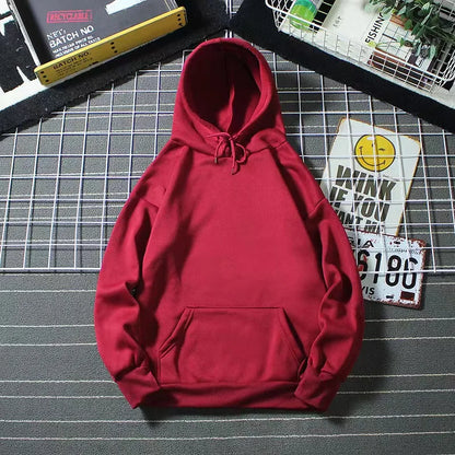 Blank Fleece Fashion Hoodies Männer Pull Over Großhandel Kapuzenpullover Unisex Günstiger fester Hoodie in großen Mengen Sudaderas Con Capucha.