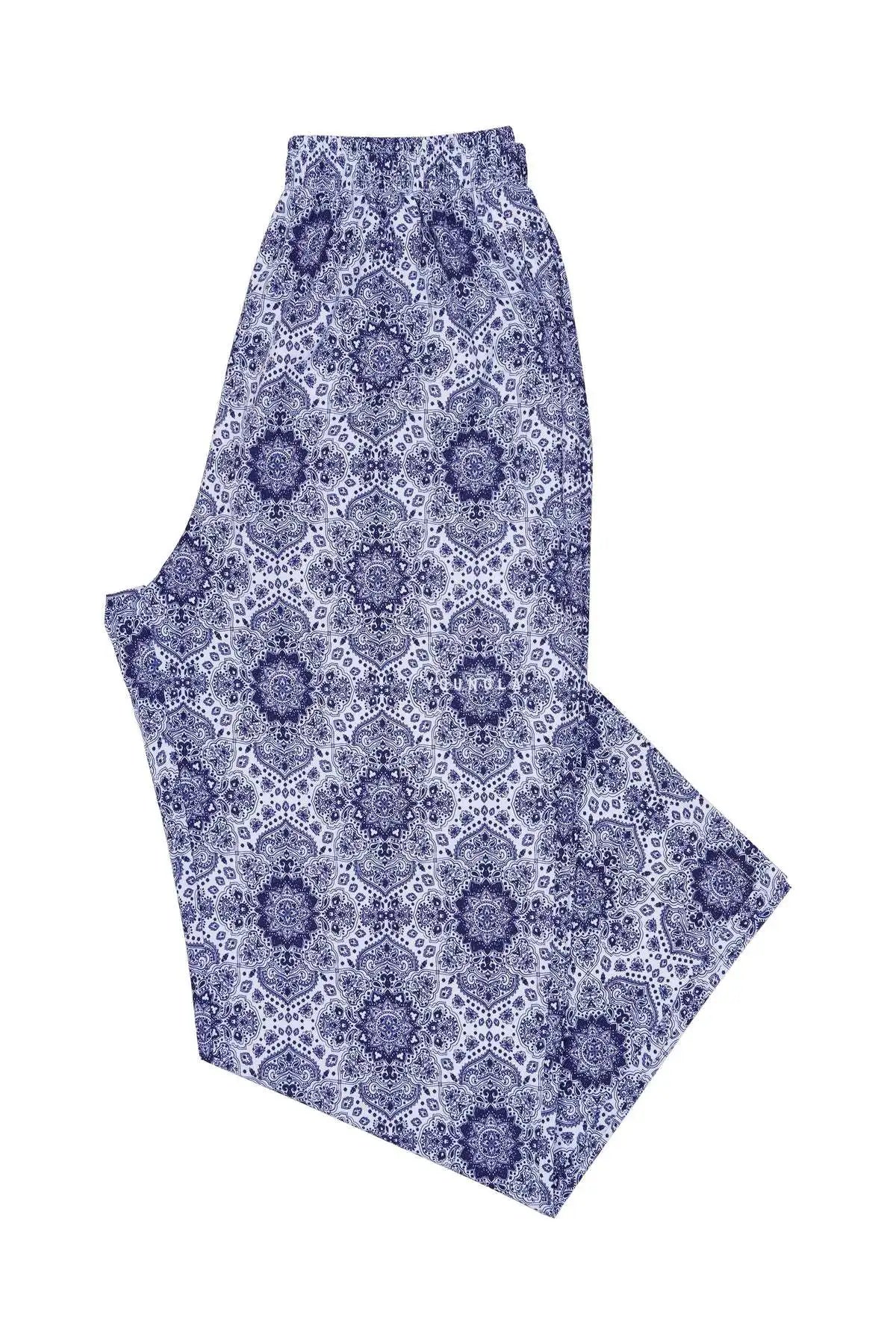 American Retro Thin Pants Men's Summer Breathable Quick Drying Loose Sports Pants Fitness Casual Digital Printed Pants.