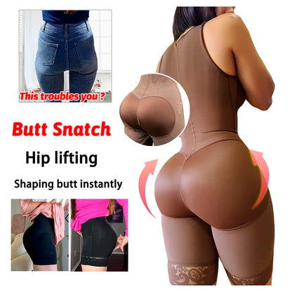 Girdles Shapers Fajas Colombian Corset Sculpting Body Sheath Slimming Bodysuit Tummy Reducing Shapewear Post Surgery Garment.