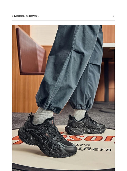 Xtep Flame 5.0 Men's Cotton Shoes 2024 Winter Comfortable Lightweight Heightening Rabbit Fur Warm Retro Casual Shoe 976419370048.