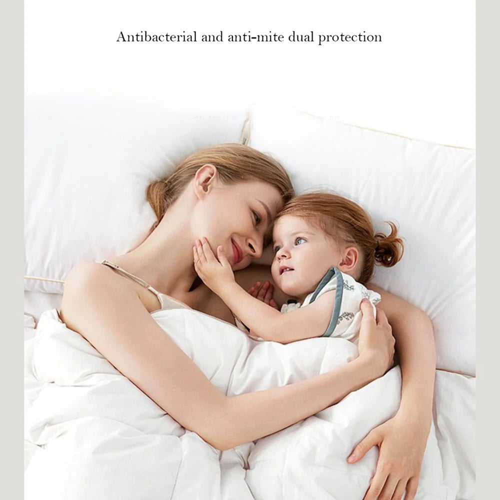 Sondeson King 100% Goose Down Duvet Filler 3D Bread Quilt Comforter Winter All Season Blankets 100% Cotton Shell Luxury Bedding.