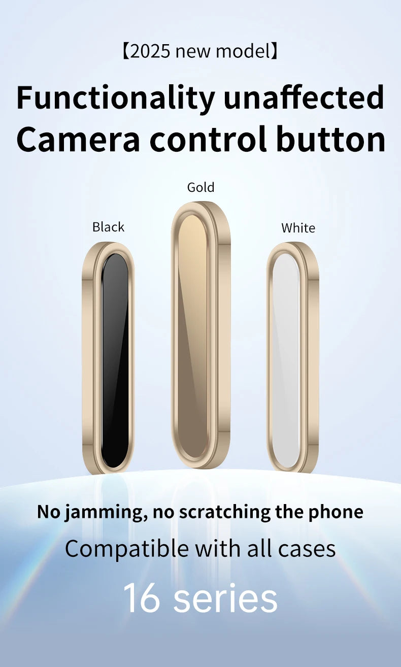 Luxury Camera Control Capture Button Cover for iPhone 16 Pro Max Plus 16Pro Alloy Sensitive Smart Lens Button Protection Case.
