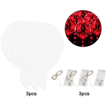 6 stücke 3 satz Transparent Party Glow Bobo Led Ball Leuchten Ballons Hochzeit Blase Ballon Hochzeit Geburtstag Dekoration einzigen