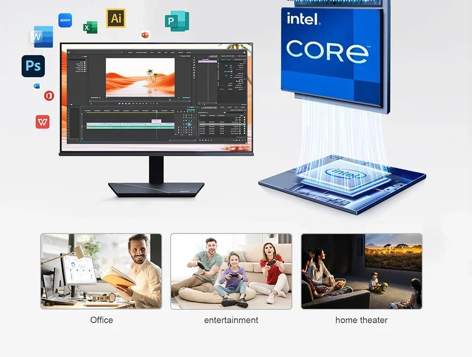 【3-Year-Warranty】2025 Mini PC Intel Core i9 8950HK Gaming Computer Windows 11 16GB DDR4 2TB SSD WiFi 6  Gamer Desktop PC.