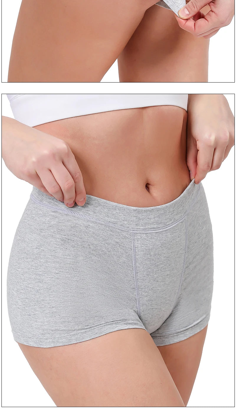 Menstrual Panties Woman Very Abundant Flow Menstrual Boxer Shorts High Waist Period Panties Cotton Menstruation Underwear Cycle.