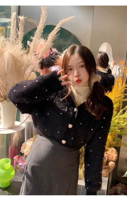 AOSSVIAO 2023 Geraffte Rollkragen Frauen Pullover Herbst Winter Warme Pullover Schlank Tops Gestrickte Pullover Jumper Weiche Pull Weibliche.