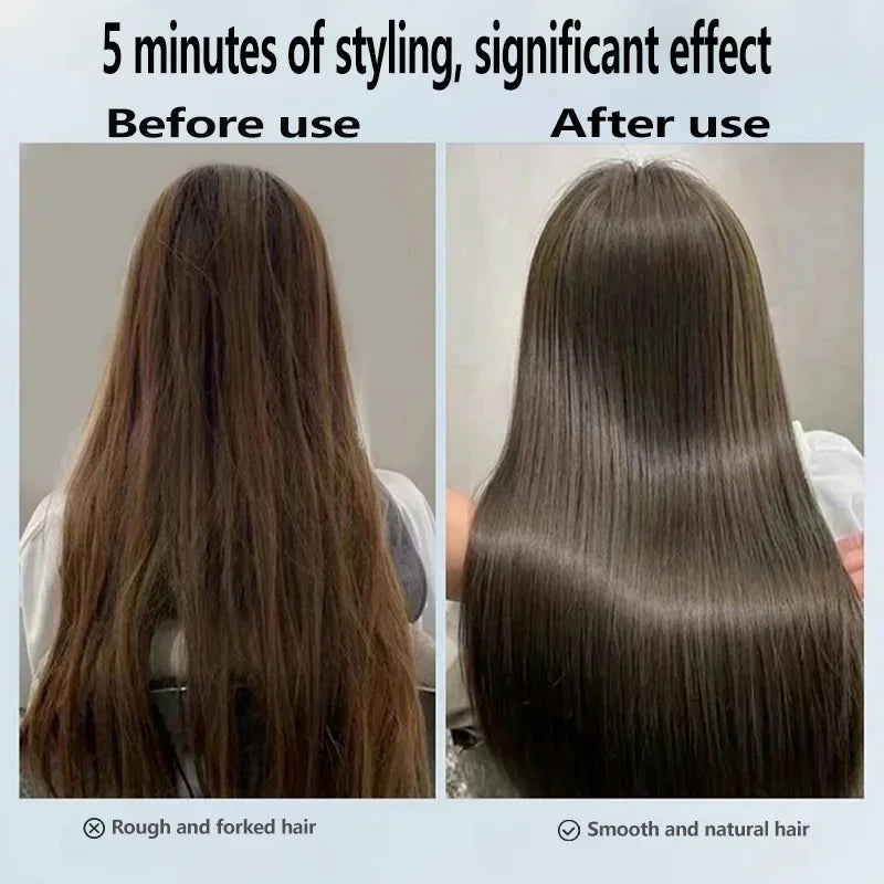 2 IN 1 Professional Hair Straightener & Hair Dryer Styling Tool Heat-Up Hair Flat Iron Negative Ion Iron Long-Lasting airstrait.