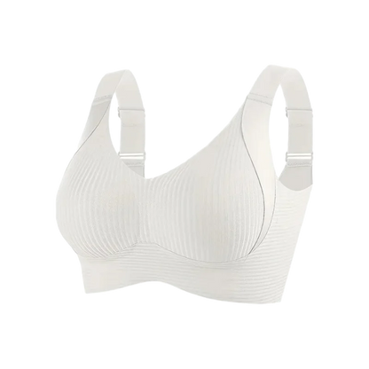 Plus Size Seamless Bra - Wireless Lift Anti-Sagging, Breathable Wide Strap Comfort for Women Daily & Sports.