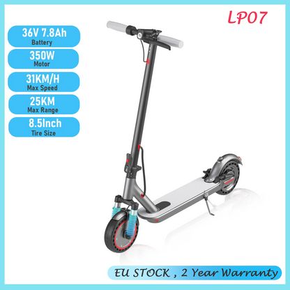 AOVOPRO HP07 Electric Scooter 600W Instantaneous Maximum Power 31KM/H 36V10.5Ah 35KM with Turn Signal Shock Absorption EScooter.