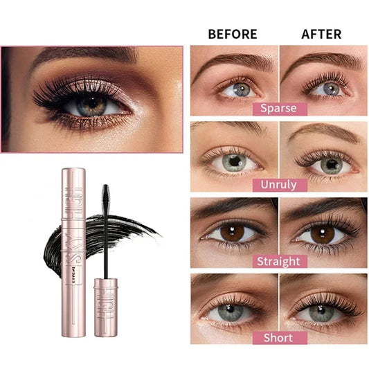 Mascara Eyelashes Lengthening Waterproof Long Lasting Silky Lash Black Eyelashes Extension Make Up Beauty Eye Korean Cosmetic.