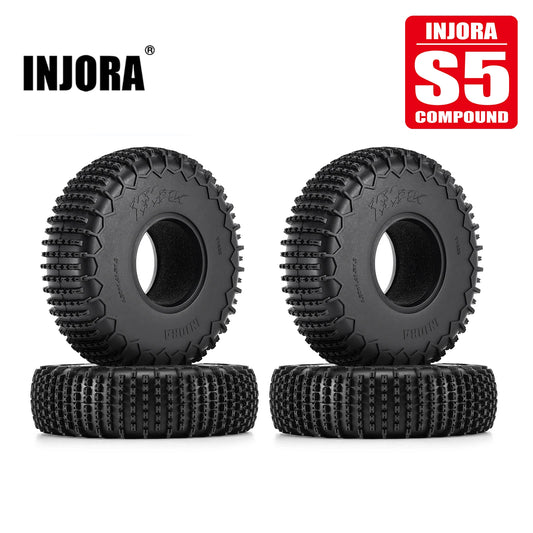 INJORA S5 122*36mm 1.9" XHX Pin Wheel Tires for 1/10 RC Crawler Car (T1923).