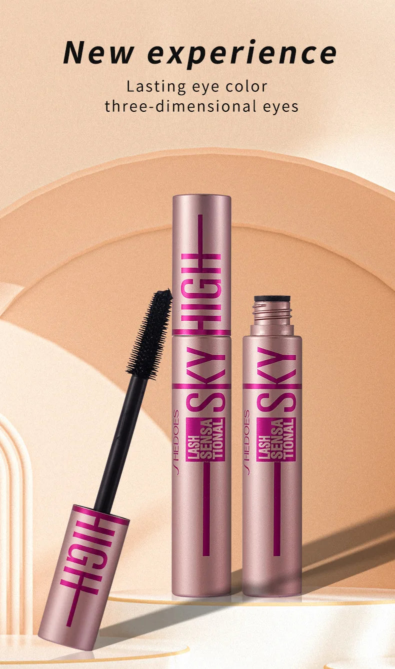 Eyelashes Lengthening Mascara Thickening Waterproof Sweat-Resistant Long Lasting Natural Curling Mascara Quick Dry Beauty Makeup.