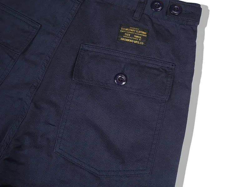 OKONKWO American Style Vintage Military Pants OG-107 Work Casual Pants People's Pattern Trousers Ame Kwo