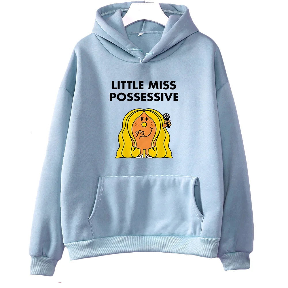 Tate McRae Little Miss™ Possessive Hoodies Tate Mcrae World Tour Hoody Merch Fan Gift Unisex Pullover Tops Streetwear Unisex Top.