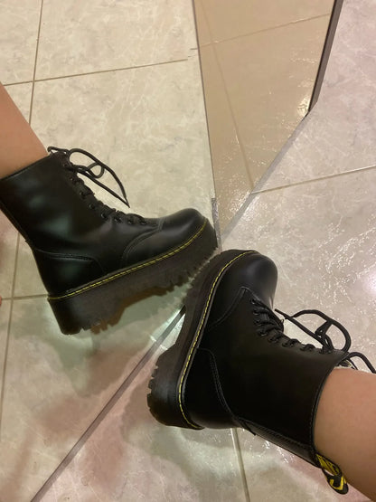 Autumn Winter Fashion Round Toe Lace-up Shoes Womens Boots Zip Ankle Boots For Women High Heels Basics Casual.