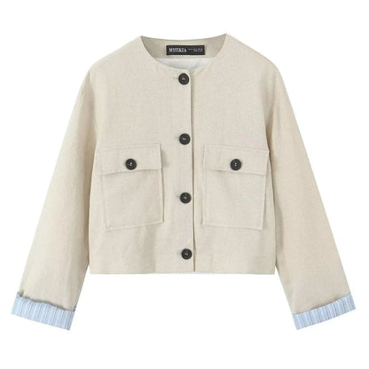 Work Office Lady Pants Set Women Long Sleeve Button Pocket Jacket Women's Trousers With Pocket Two Piece Set Female Set