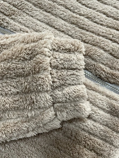 2025, Herbst und Winter, neue Mode, Damenpullover, Mäntel, Übergröße, Fleece-Strickjacke, kurzer Kragen, Tops, Damenbekleidung