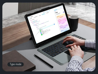 NILLKIN Magic Keyboard For Samsung Galaxy Tab S10 FE+ Case Backlight Keyboard For Samsung S10/S9 Plus Case With Len Protection.