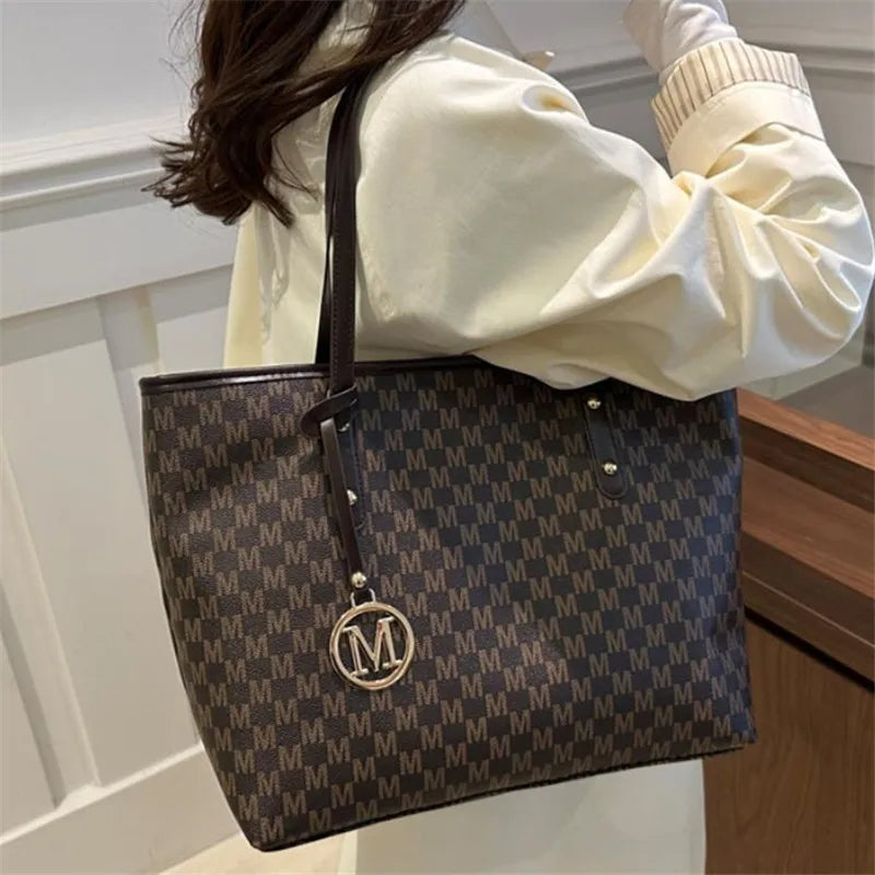 Stylish Tote Bag, Vintage Handbag, Large Underarm Shoulder Bag for Women Suitable for Daily Use, Work, Outdoor, Travel, Shopping.